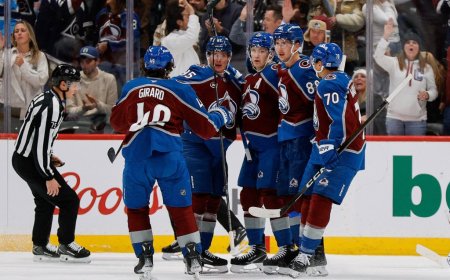 Rangers’ gap with Avalanche on full display in loss that extends skid to three games