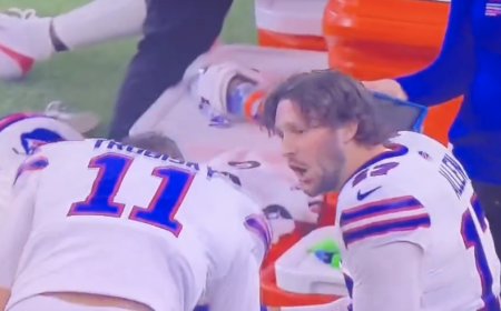 Josh Allen slams helmet in frustration as Bills lose heartbreaker