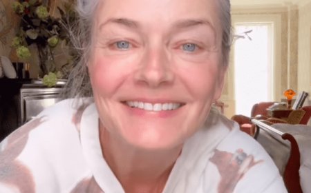 Paulina Porizkova strips down to underwear at 60 to show ‘imperfections are what makes us perfect’