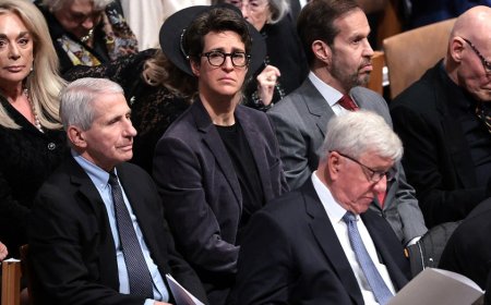 Rachel Maddow attending Dick Cheney's funeral sparks social media frenzy