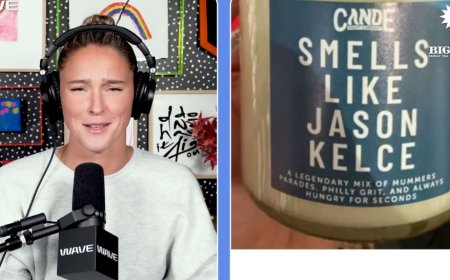 Kylie Kelce weighs in on new candle that ‘smells like Jason Kelce’: ‘Smell at your own risk’