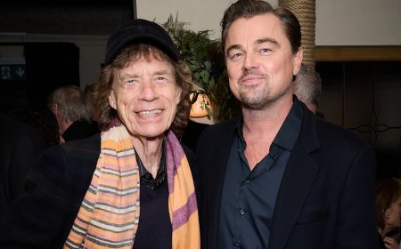 Leonardo DiCaprio and Mick Jagger pal around at starry party and more star snaps