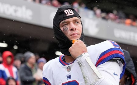 Giants rule out Jaxson Dart for game vs Lions, Jameis Winston gets second consecutive start
