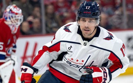 Capitals player learns wife gave birth during game, fights back tears in emotional interview: 'Proud of her'