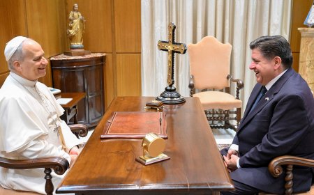 JB Pritzker huddles with Chicago-born Pope at Vatican to rip ICE ops