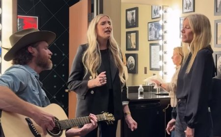 Gwyneth Paltrow gives surprise performance at Grand Ole Opry 100-year celebration