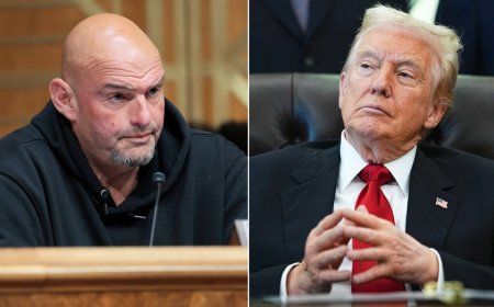 Sen. John Fetterman accuses Trump of 'dangerous rhetoric'