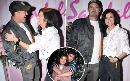 ‘Beverly Hills, 90210’ stars Brian Austin Green, Tiffani Thiessen reunite 30 years after split