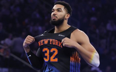There’s still plenty of hot and cold in Karl-Anthony Towns’ new Knicks role