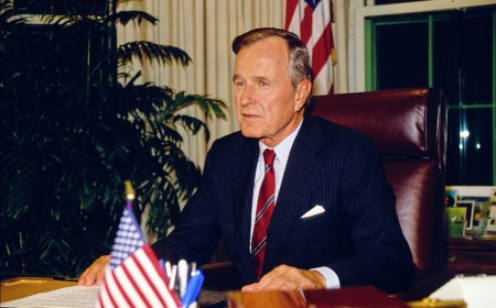 President George HW Bush ‘knew’ of 1964 alien contact with humans in New Mexico: documentary