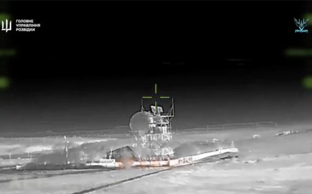 Ukrainian military shares video of wild strikes against Russian assets in Crimea