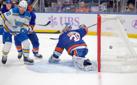 Islanders return home from impressive road trip with clunker of a loss against Blues
