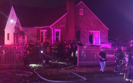 Car crash causes a house fire in northwest Wichita