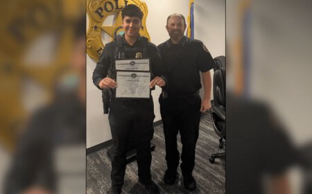 Dodge City officer honored for life-saving actions