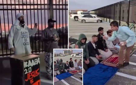 Three charged for shouting slurs at praying Muslim students while waving bacon in Florida