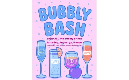 Get fizzy with it this weekend at Tupps, during Bubbly Bash 2025