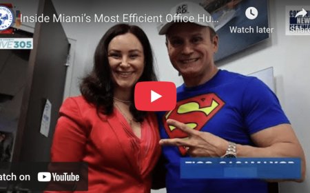 Inside Miami’s Most Efficient Office Hub!! Grant Miller Here with Strive305 at The HUB Office Logistics