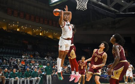 Miami MBB cruises to 99-72 victory over Elon