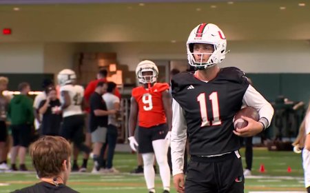 Beck’s 4 TD passes carry No. 14 Miami past Virginia Tech, 34-17