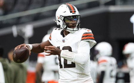 Deion Sanders shares emotional moment with son, Shedeur, before Browns rookie's first NFL start