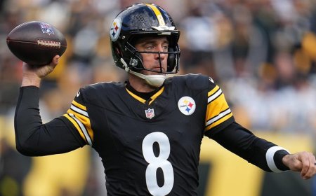 Steelers' Aaron Rodgers to miss game vs Bears over broken wrist