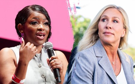 Jasmine Crockett calls out Marjorie Taylor Greene for resigning from Congress amid Trump feud