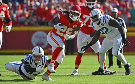 Chiefs move to 6-5 after comeback win in overtime vs. Colts