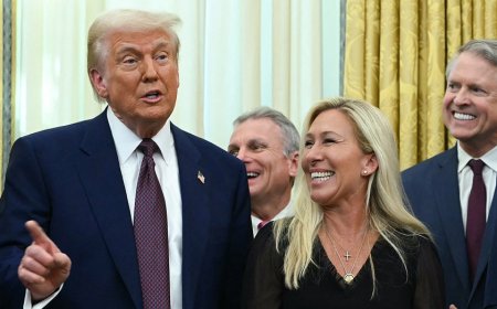 Trump says he'd 'love to see' Greene return to politics despite recent attacks