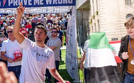 British teen says urine, glue chucked at him while trying to carry on Charlie Kirk's legacy in UK