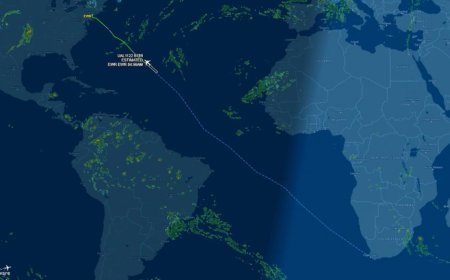 Jet from Newark to South Africa U-turns over Atlantic when passenger suffers medical emergency