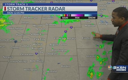 Scattered rain the rest of Monday
