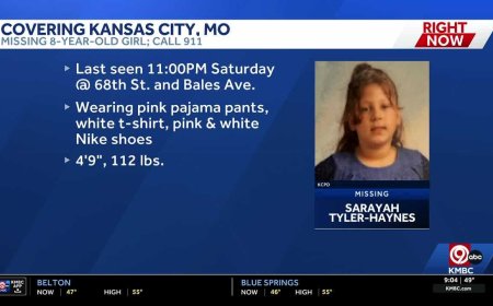 Missing 8-year-old girl in Kansas City found with family
