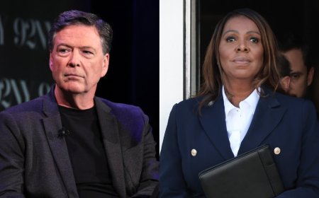 Federal Judge Tosses Charges Against James Comey, Letitia James