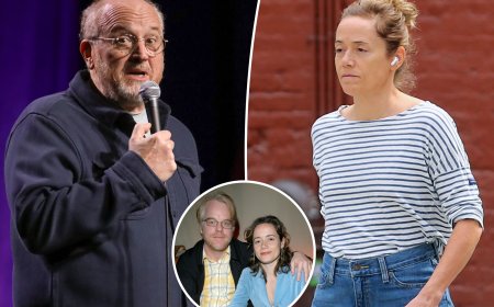 Louis C.K. spotted kissing Philip Seymour Hoffman’s ex 11 years after Hollywood star’s death