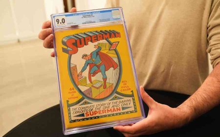 It's a bird! It's a plane! It's a rare Superman comic book! And it fetched $9.12M!