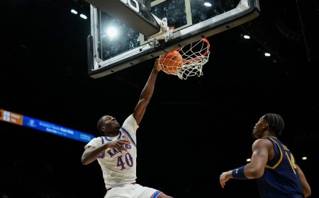 Flory Bidunga leads Kansas past Notre Dame