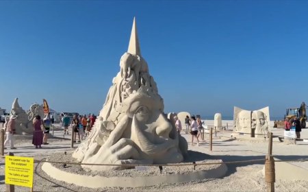 Beloved sand sculpture festival returns to Tampa Bay after 2-year hiatus
