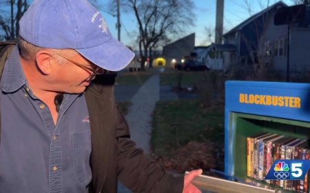 Movie lover brings his own 'Blockbuster' to small neighborhood