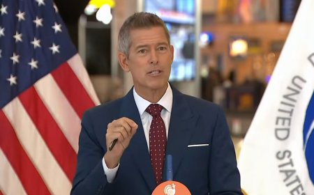 Fashionable fliers take off with Sean Duffy’s plea for passengers to glam up at the airport: ‘Never know who you’re going to meet’