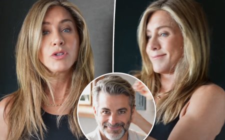Jennifer Aniston taps ‘cute’ boyfriend Jim Curtis to hawk haircare line