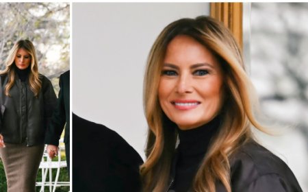 Fashion Notes: Melania Trump is Fashion Forward in Yves Saint Laurent-Inspired Look for Turkey Pardon