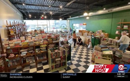 Overland Park bookshop reopening after months of cleanup, repairs following nearby fire