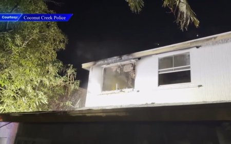 Crews extinguish house fire in Coconut Creek; no injuries reported