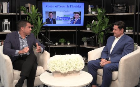 The Voice of South Florida: Host Michael Gongora Meets with Coral Gables Mayor Vince Lago