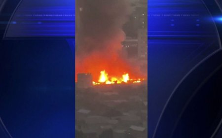 A devastating fire destroys a crowded slum and leaves thousands homeless in Bangladesh capital