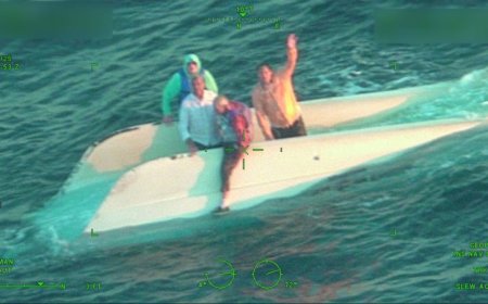 'The night was real tough': Boaters in Florida rescued after clinging to capsized catamaran overnight