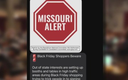 Warning texts sent to Black Friday shoppers as Missouri redistricting battle heats up