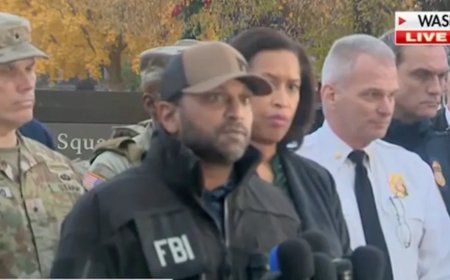 Kash Patel Says Both National Guardsmen Shot Near White House In Critical Condition