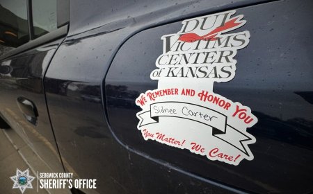 Kansas law enforcement honors DUI victims with red ribbons