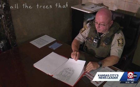 Artist deputy’s drawings bring comfort to Jackson County Courthouse visitors